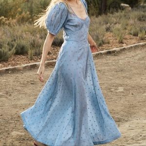 ISO Doen Tetra Dress Medium blue only